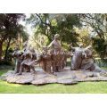 Bronze Man and Woman Statue for Garden Decoration